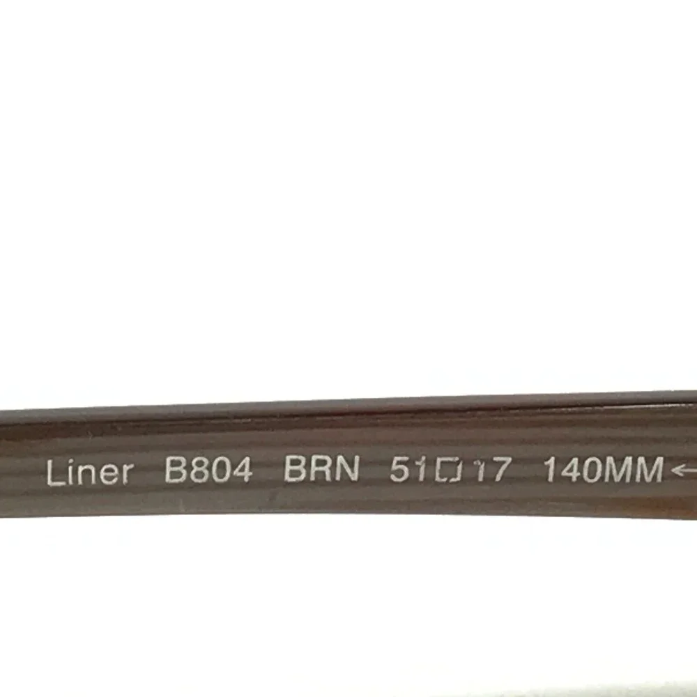 Ted Baker Eyeglasses Frames Liner B804 BRN Brown Rectangular Full Rim 51-17-140